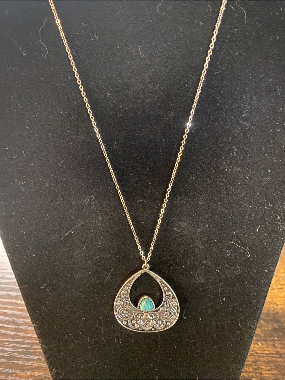 Silver Pendant with necklace